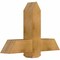 Ekena Millwork Eugene Rough Sawn Timber Gable Bracket, Western Red Cedar, 36"W x 24"H x 6"D x 6"F, 16/12 Pitch GBW036X24X0606EUG00RWR - alternate 5